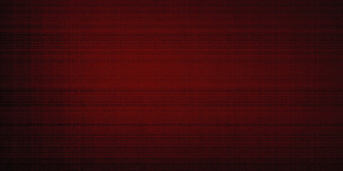 Fototapeta premium Red texture. Denim pattern fabric texture close up. Red texture fabric background natural linen texture. Red texture fabric cloth textile background. 