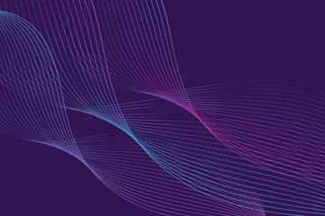 Purple and blue background with lines