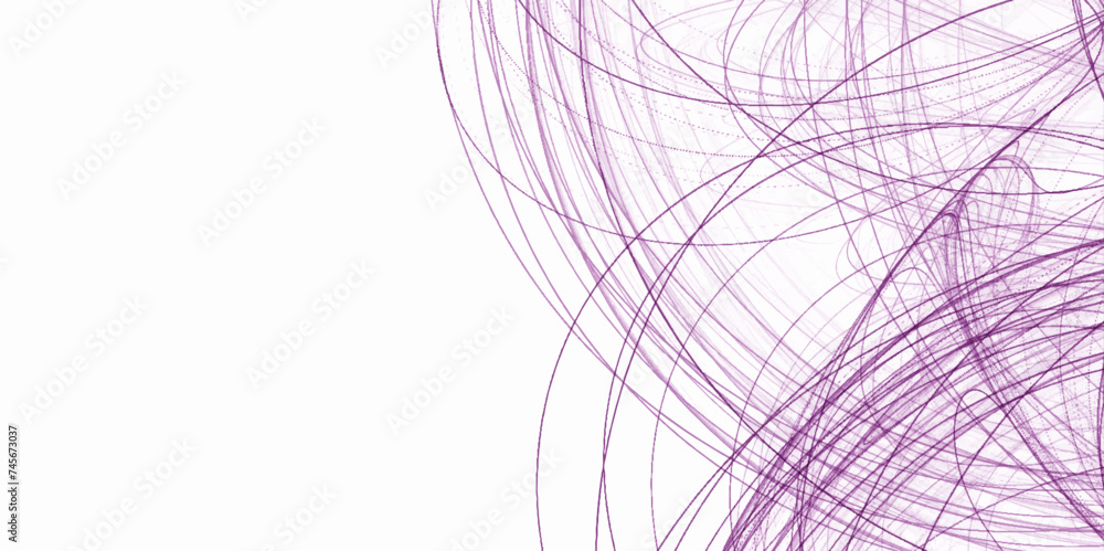 Poster abstract line vector on white background for decoration. acrylic abstract lines with wave swirl curv