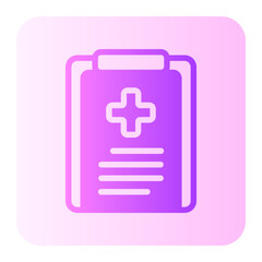 clipboard gradient icon