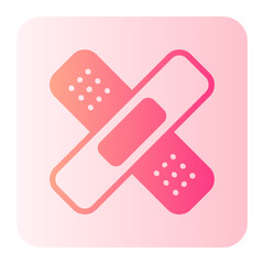 band aids gradient icon