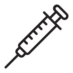 syringe line icon