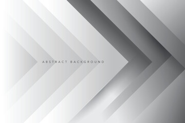 Abstract white and gray color gradient background. Modern minimalistic vector and geometric design template