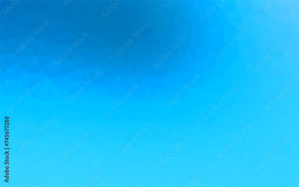 Aufkleber light blue vector shining triangular pattern.