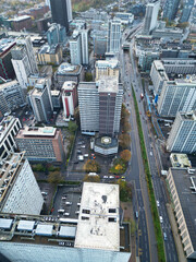 Fototapeta premium Aerial View of West Croydon London City of England Great Britain. November 20th, 2023