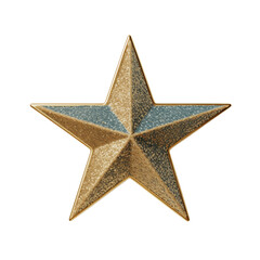 Obraz premium christmas star on isolated transparent background