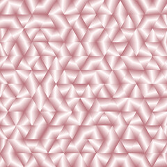 Elegant rose gold triangular pattern creating a luxurious abstract background.