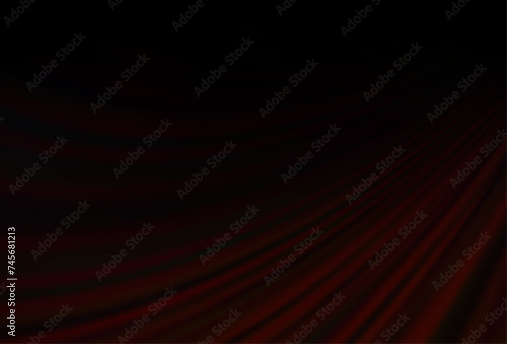 Poster dark red vector pattern with liquid shapes.