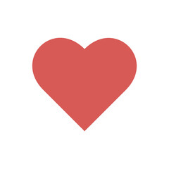 red heart decorative sign symbol of love or celebration valentines day.