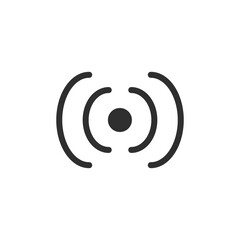 Network signal icon flat vector illustration design