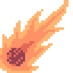 Meteor Falling Pixel Art