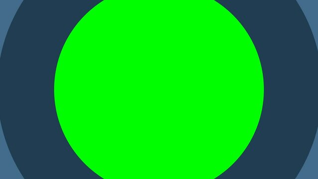 Blue barn padlock on a green screen. Padlock icon. Front view. Simple lock shape when closed. Object enlarges, goes beyond the screen. View through the crack of the castle. Spy on others. 2d animation