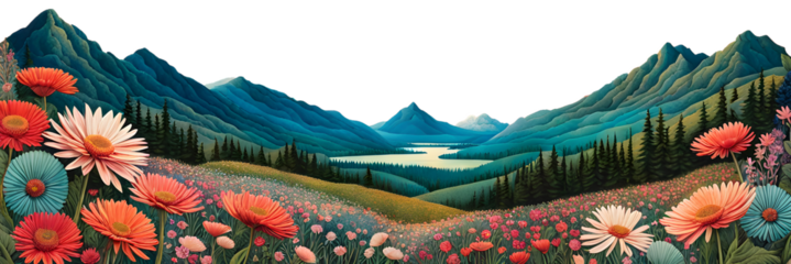 collage-style-album-cover-featuring-layers-of-blooming-flowers-and-vibrant-dreamscapes-cut-and-past