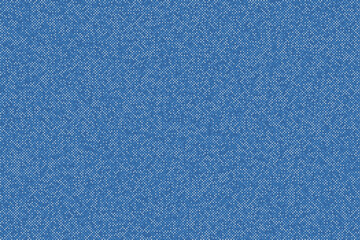 Blue denim material texture. Overlay worn texture stamps with jeans, cotton, fabric, canvas, textile. Blue and white light pattern. Wall surface background. Vector Illustration, eps 10.	
