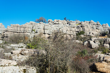 stone wall in the mountains