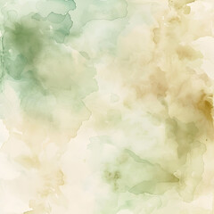 Obraz premium Watercolor green abstract texture background.