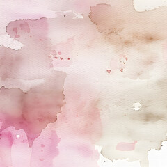 Watercolor pink abstract texture background.