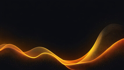 abstract gradient background black yellow