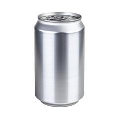 Aluminum Soda Can Isolated in Bright Light