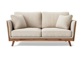 Elegant Modern Sofa on Isolated
