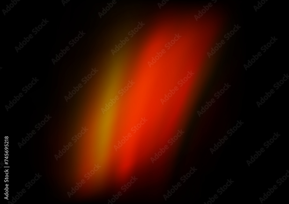Poster dark orange vector background with abstract lines.