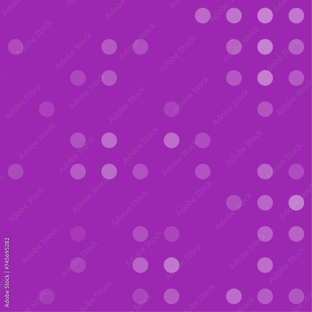 Aufkleber abstract seamless geometric pattern. mosaic background of white circles. evenly spaced big shapes of