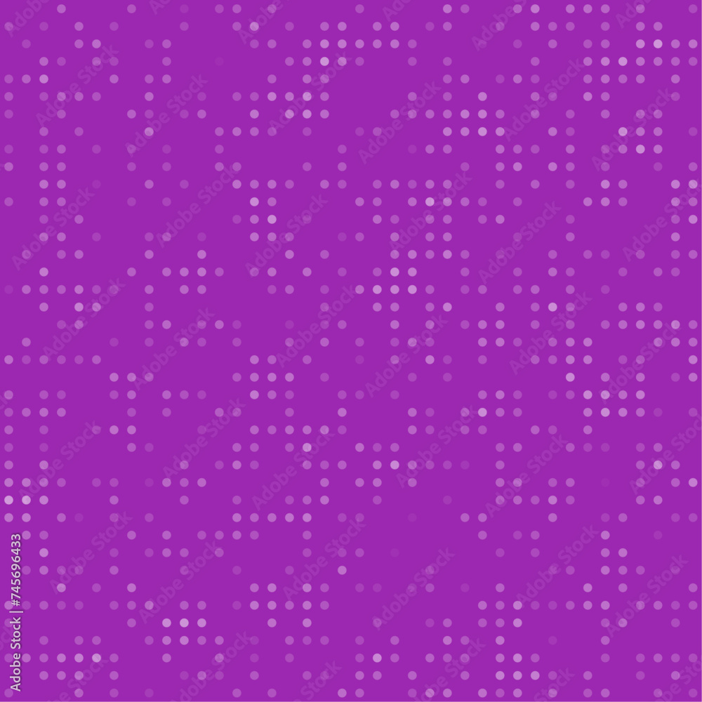 Aufkleber abstract seamless geometric pattern. mosaic background of white circles. evenly spaced small shapes 