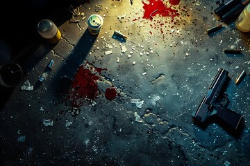 Crime Scene Visual: Compelling Illustrations of Criminal Acts