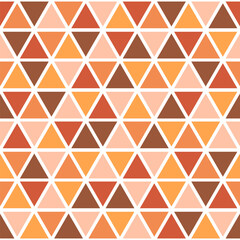 Seamless pattern with colorful triangles