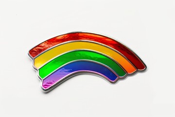LGBTQ Sticker intimacy sticker design. Rainbow revolutionary sticker motive love friendship diversity Flag illustration. Colored lgbt parade lgbtq history. Gender speech team cohesion