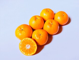 Orange citrus fruit food fresh ripe juicy whole kinnow raw santra closeup naranja image laranja stock photo © GhulamAsghar