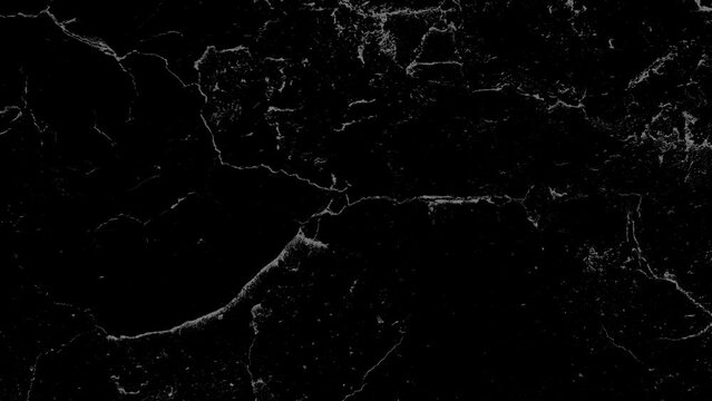 Black and white screen mode grunge crack overlay looped animation effect 4K video.
