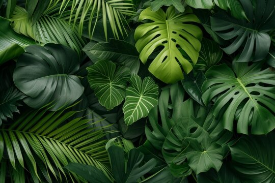 Discover the enchanting beauty of a green tropical forest