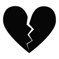 love icon isolated on white background, vector illustration