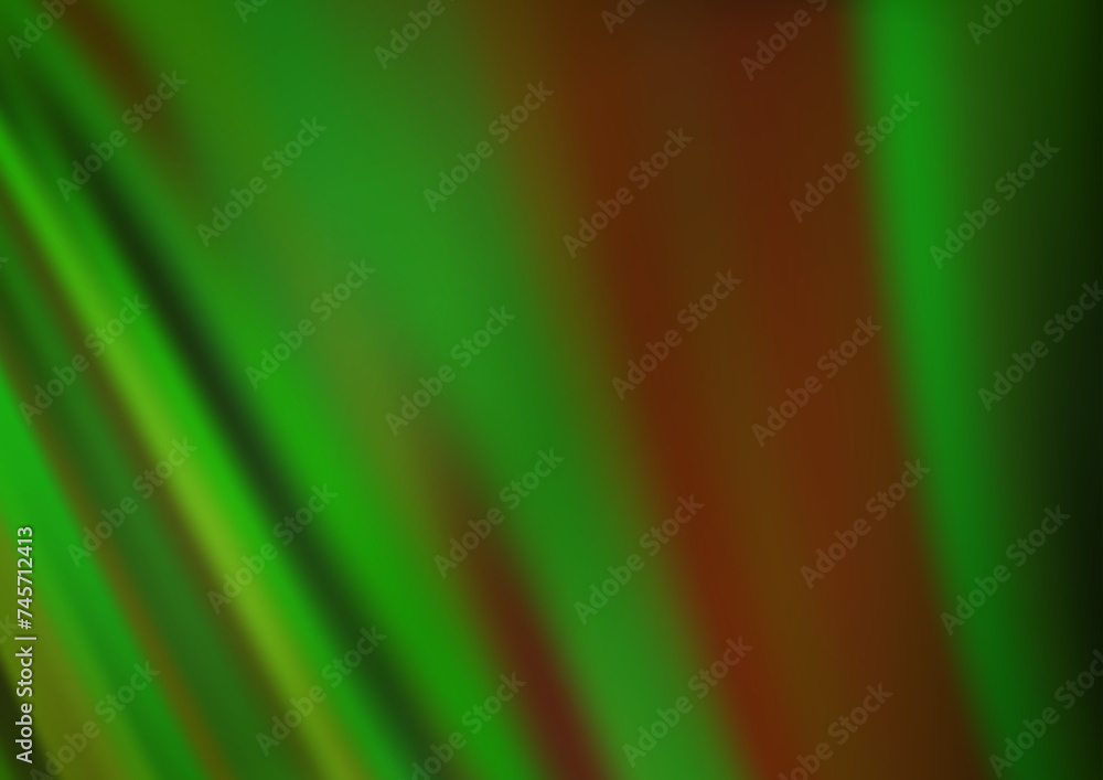Poster light green vector pattern with lava shapes.