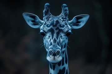 Close up of a giraffe  