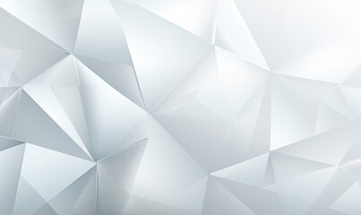White Abstract Background With Triangles