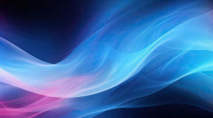Blue and Pink Background With Wavy Lines
