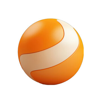 realistic volleyball png / transparent