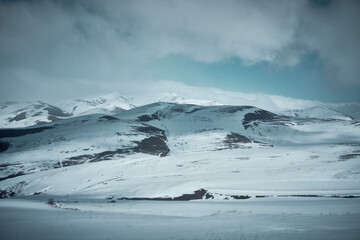 Snow Covered Mountains of Armenia