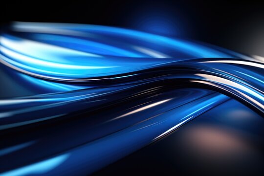 An image of blue lines on a background abstract wallpaper Generative AI