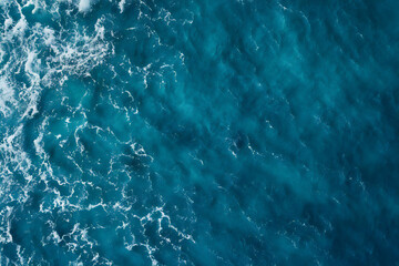 The water surface of the sea