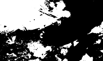 Grunge detailed black abstract texture. Vector background..