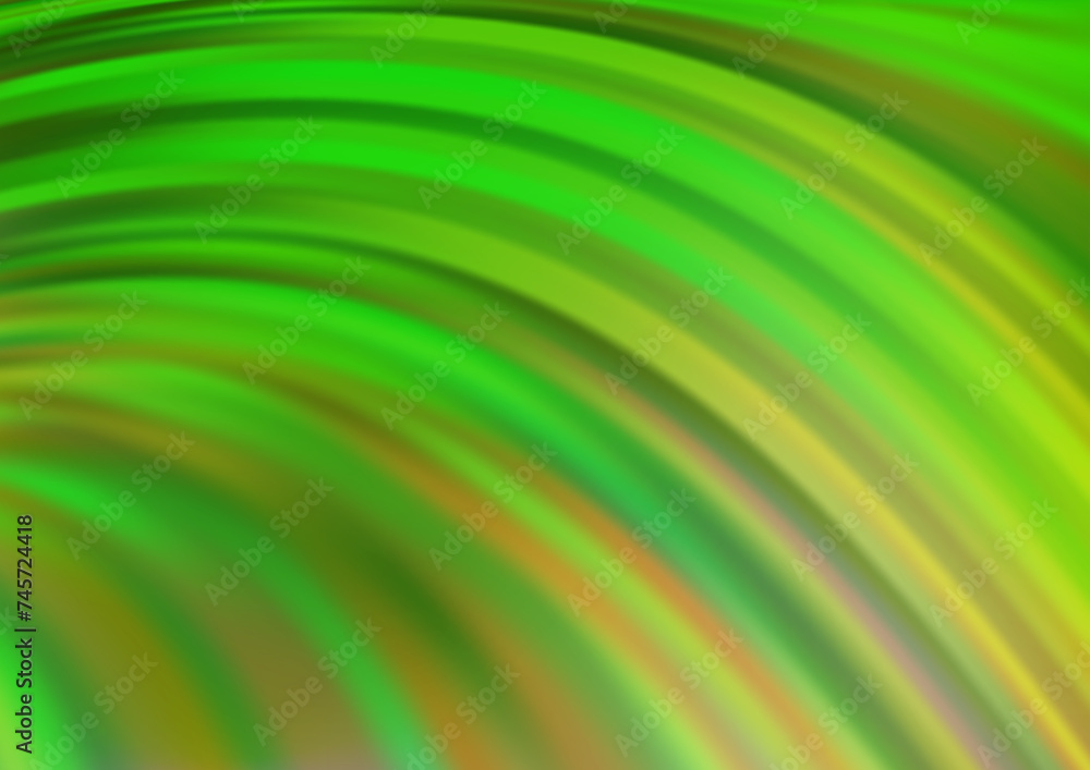 Poster light green vector background with lava shapes.