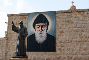 Bild des hl. Charbel, Aannoya, Libanon