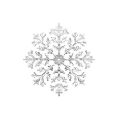 snowflake isolated on transparent background, png