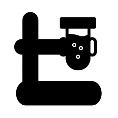 Chemical Chemistry Flask Glyph Icon