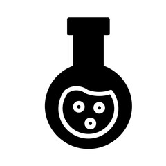 Drink Flask Glass Glyph Icon