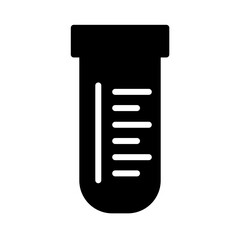Test Tube Testing Glyph Icon