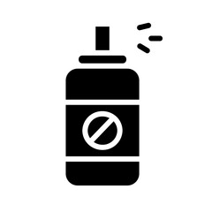 Aerosol Chemical Protect Glyph Icon